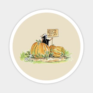 Welcome Great Pumpkin Spice Latte Magnet